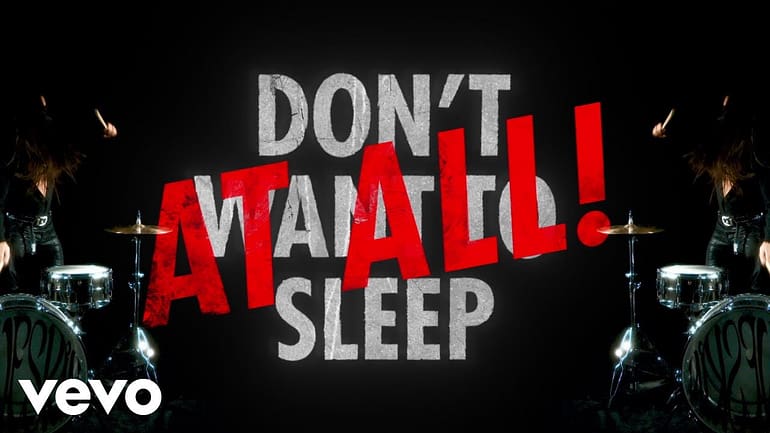 Måneskin - Don't Wanna Sleep (Lyric Video - 08) - Rush! Album